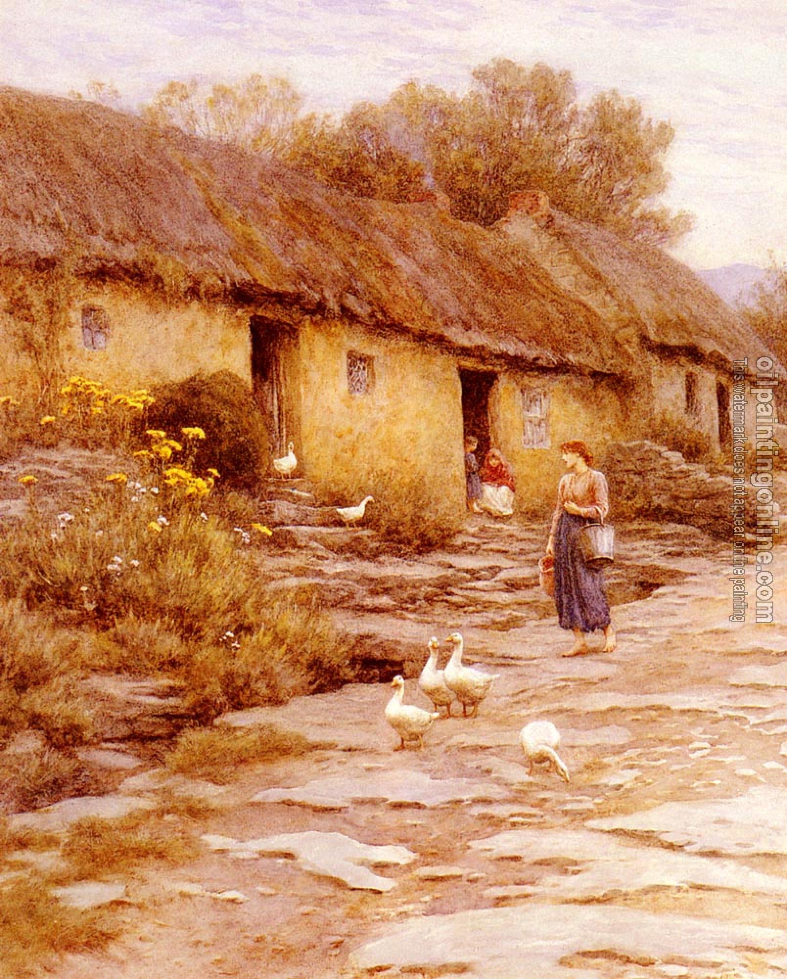 Allingham, R.W.S. Helen Mary Elizabeth - Irish Cottage